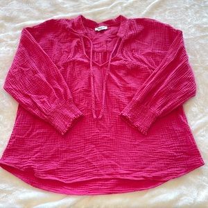 Evereve pink blouse